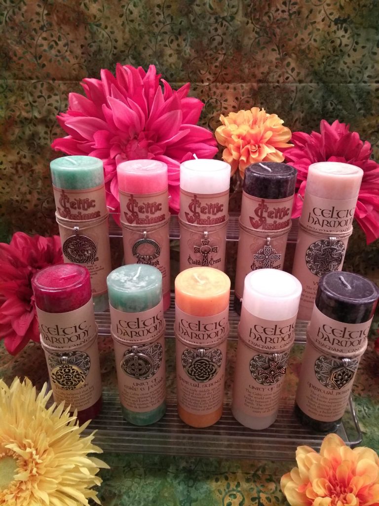 Celtic Visions and Harmonies Candle Series, 10 Varieties! LVSAGE