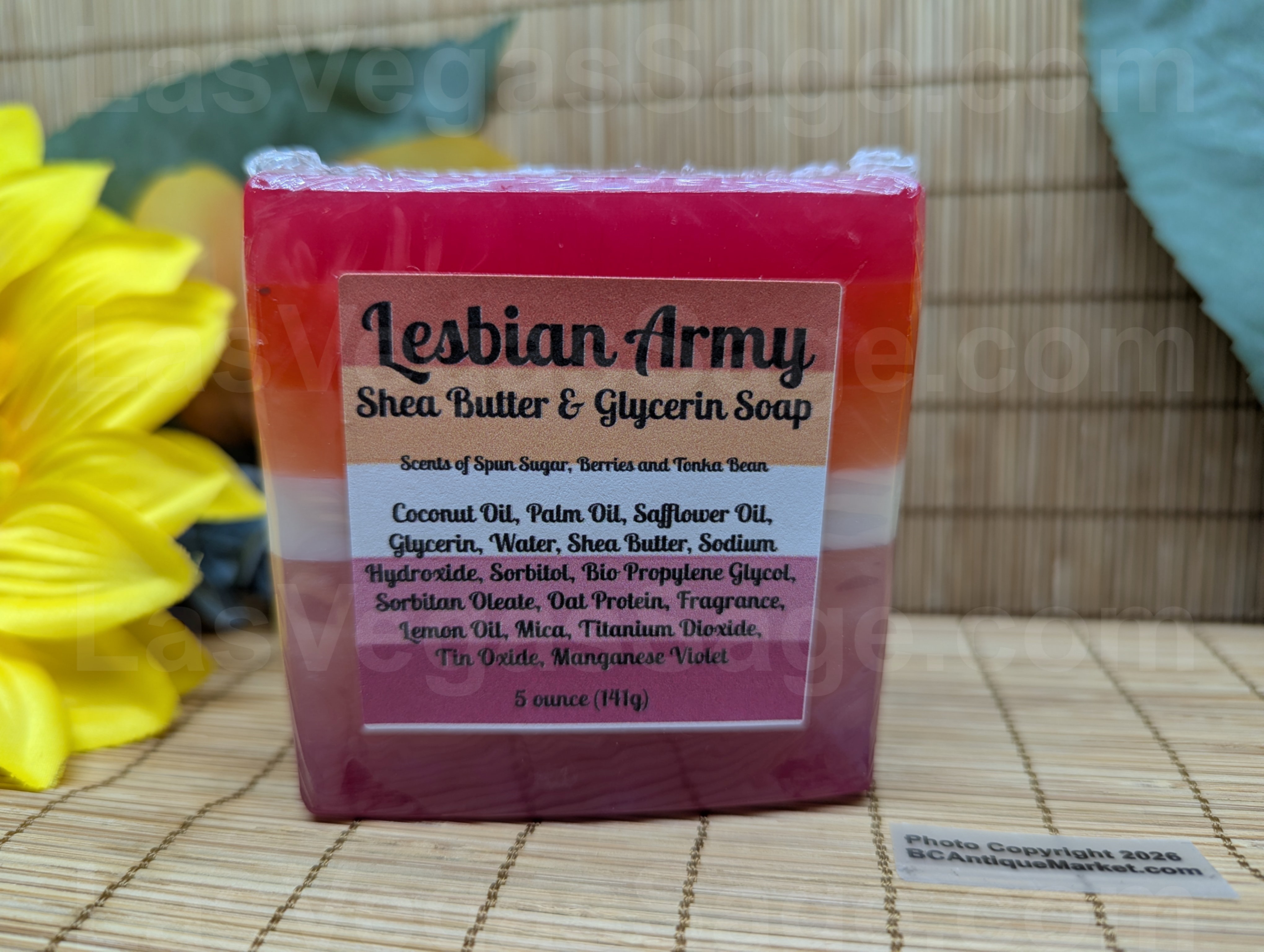 Lesbian Army Shea Butter and Glycerin Soap